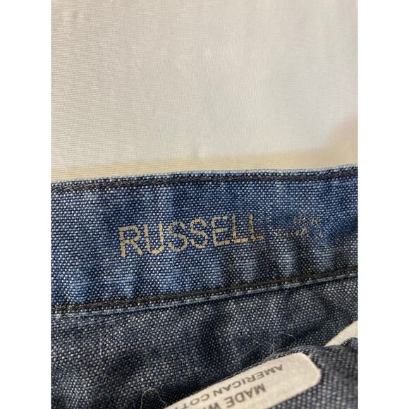 DL1961 Russell Slim Straight Jeans - Size 34 - SKU 5427 - Distressed Blue Wash - Picture 3 of 12
